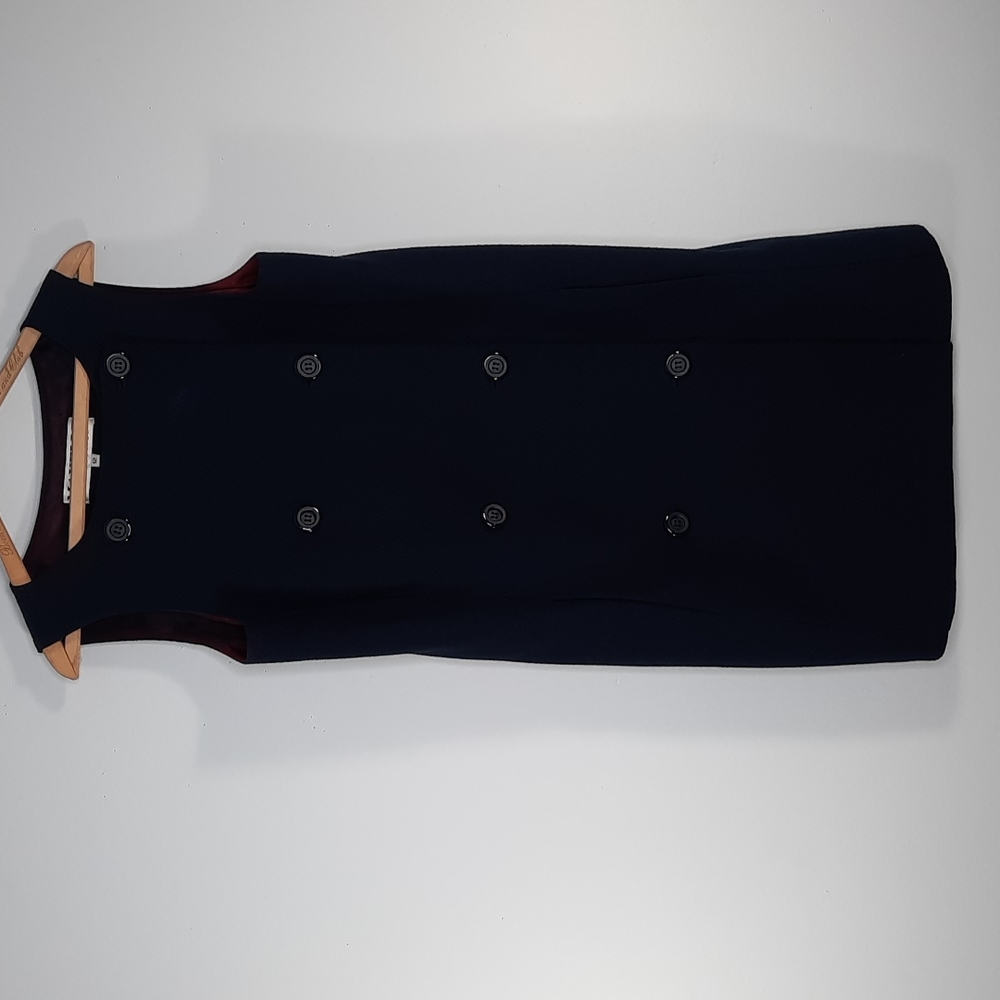 MAXELLE NAVY double breasted dress SZ 12.